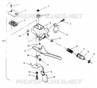 MASTER CYLINDER  440 XCR SP X951660 (4932833283B007)