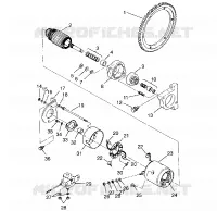 STARTING MOTOR ASSEMBLY TRAIL DELUXE 0940262 AND  EUROPEAN TRAIL DELUXE E95 (4928862886D006)