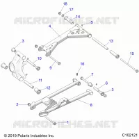 REAR SUSPENSION CONTROL ARMS- A20SXD95AG 
