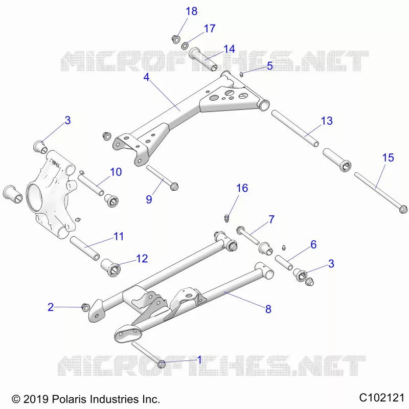 REAR SUSPENSION CONTROL ARMS- A20SXD95AG 