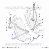 SEAT BELT MOUNTING, STANDARD