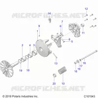 DRIVE TRAIN, PRIMARY CLUTCH
