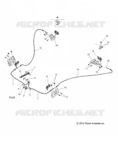 CHASSIS, HOOD HINGE CABLE ASM.