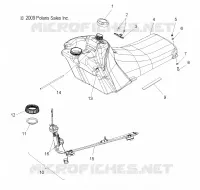FUEL SYSTEM, FUEL TANK ASM.