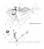 FUEL SYSTEM, FUEL TANK ASM.