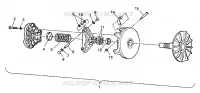 DRIVE CLUTCH ASSEMBLY TRAIL BOSS W938527 (4924072407019A)