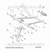 SUSPENSION, FRONT TORQUE ARM