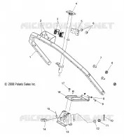 STEERING POST  ASM. AND STEERING HOOP