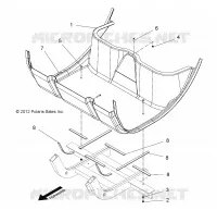 FLOOR PANEL, 2 PASSENGER