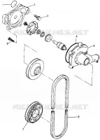 WATER PUMP XLT LTD SP 0973776 (4940074007C007)
