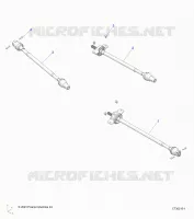 DRIVE TRAIN, FRONT, MID, REAR PROP SHAFT