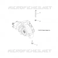 DRIVE TRAIN, GEARCASE MOUNTING, FRONT