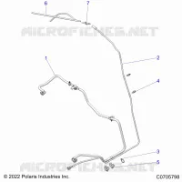 FUEL SYSTEM, LINES, STD.