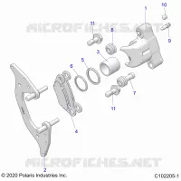 FRONT BRAKE CALIPER