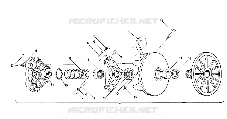 DRIVE CLUTCH 400 XC (4920122012012A)