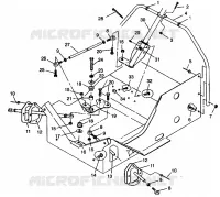 STEERING ASSEMBLY 500 EFI 0942774 AND EFI SKS 0942574 (4924982498012A)
