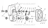 CHAINCASE ASSEMBLY LITE/0933433,STARLITE/0933427 AND  LITE DELUXE/0933431 (4922972297014A)