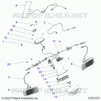 ELECTRICAL, DASH COMPONENTS, RIDE COMMAND