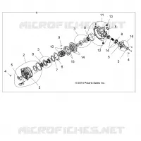 DRIVE TRAIN, FRONT GEARCASE INTERNALS