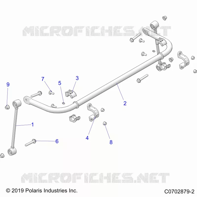 SUSPENSION, REAR STABILIZER BAR
