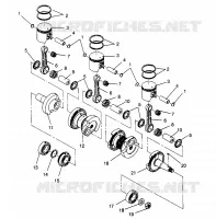 PISTON   CRANKSHAFT XLT TOURING  0963357 AND EUROPEAN XLT TOURING  E96335 (4931923192C010)