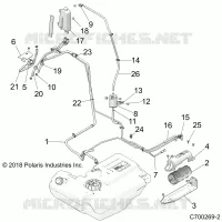 BODY, FUEL LINES, EVAP