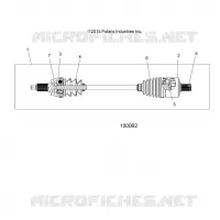 DRIVE TRAIN, DRIVE SHAFT, FRONT
