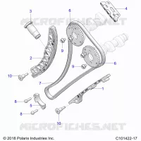 CAM CHAIN AND SPROCKET