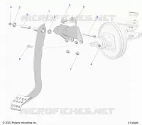 BRAKES, FOOT PEDAL