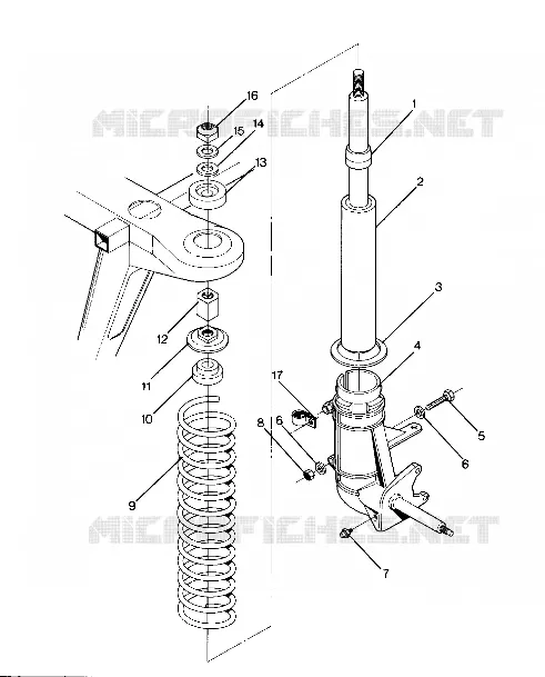 FRONT STRUT  ASSEMBLY (4916361636010A)