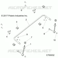 FRONT SUSPENSION STABILIZER BAR