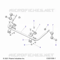SUSPENSION, REAR STABILIZER BAR