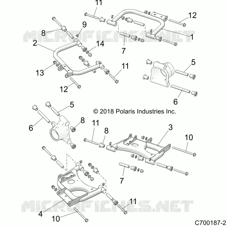 REAR SUSPENSION CONTROL ARMS