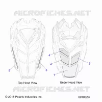 BODY, HOOD FOAM/SEAL