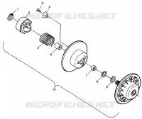 DRIVEN CLUTCH LITE GT 0973133 AND EUROPEAN LITE GT E973133 (4938253825B012)