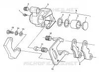 FRONT BRAKE TRAIL BLAZER W98BA25C (4945464546B003)