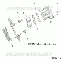 REAR BRAKE CALIPER