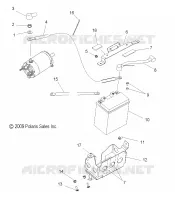 BATTERY AND CABLES