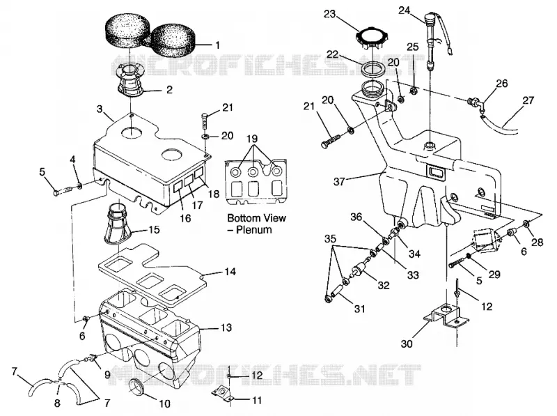 OIL TANK   AIR BOX ULTRA SKS 0960578, EUROPEAN ULTRA SKS E960578, AND ULTRA (4931683168C007)