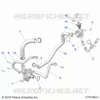 ENGINE, WATERPUMP AND BYPASS