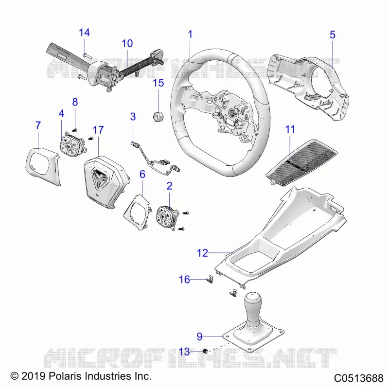 CONTROLS, HAND CONTROLS MANUAL- T24AALHB/GB (C0513688)
