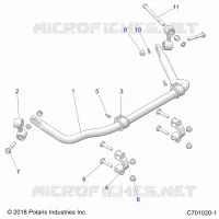 SUSPENSION, REAR STABILIZER BAR