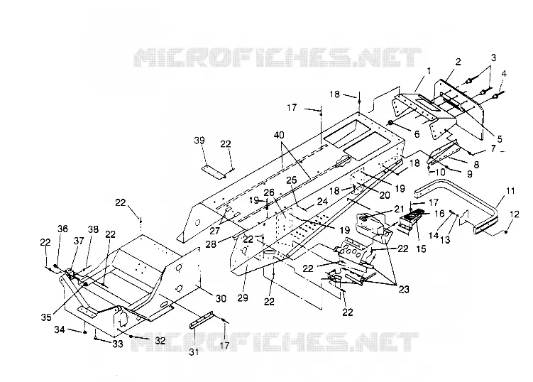 TUNNEL ASSEMBLY RXL TOURING 0950869 (4928982898A006)