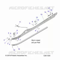 SUSPENSION, RAIL MOUNTING