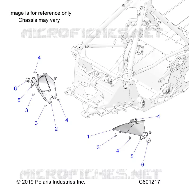 CHASSIS, TIE ROD BOOT ASM.