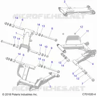 REAR SUSPENSION CONTROL ARMS