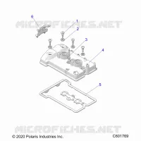 ENGINE, VALVE COVER