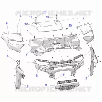HOOD AND FRONT FACIA -R22RRE99AC/AM/AS/A9/B9/BS/BM (C730145)