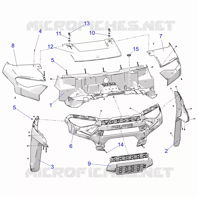 HOOD AND FRONT FACIA -R22RRE99AC/AM/AS/A9/B9/BS/BM (C730145)