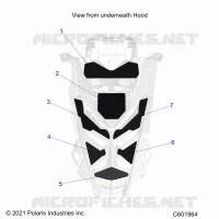 HOOD FOAM/SEAL